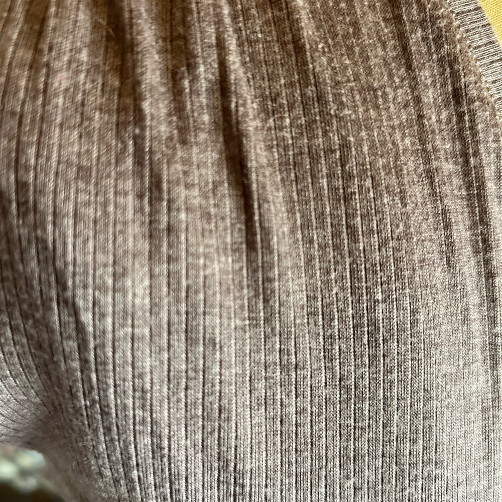 Anthropologie Deletta ribbed top with stunning beaded detail at waist small - Picture 4 of 9